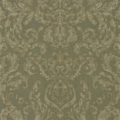 Zoffany Brocatello Olivine Wallpaper