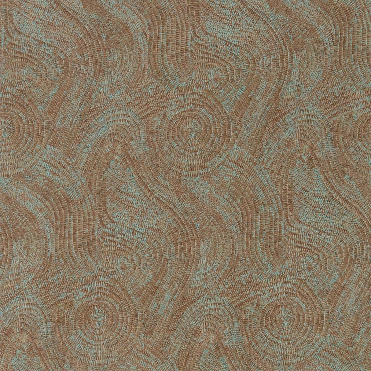 Zoffany Hawksmoor Oxidised Copper Wallpaper