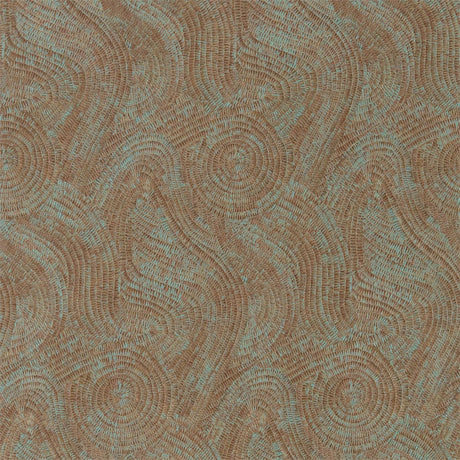 Zoffany Hawksmoor Oxidised Copper Wallpaper