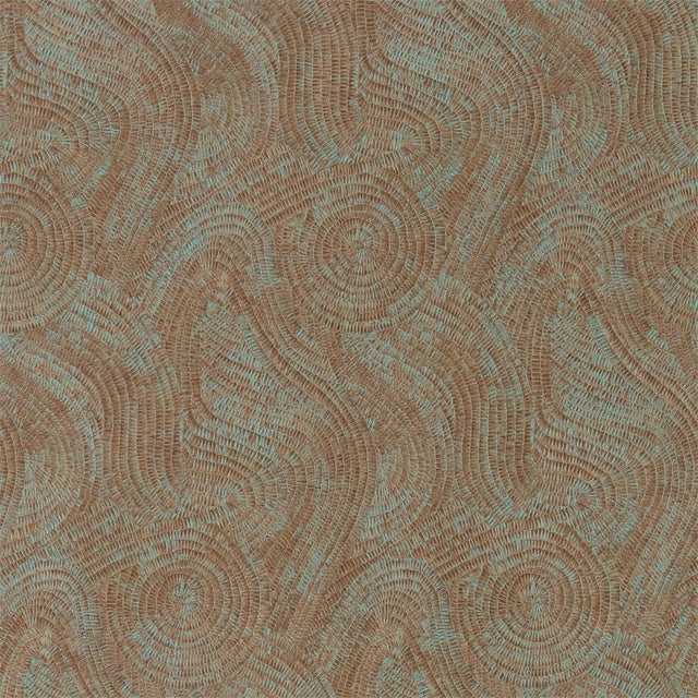 Zoffany Hawksmoor Oxidised Copper Wallpaper