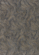 Zoffany Hawksmoor Prussian/Copper Wallpaper