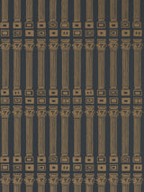 Zoffany Columns Vine Black/Antique Gold Wallpaper