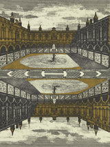 Zoffany Royal Exchange Paris Grey/Gold Wallpaper