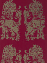 Zoffany Sicilian Lion Cinnabar/Bronze Wallpaper