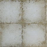 Zoffany Lustre Tile Silver Wallpaper