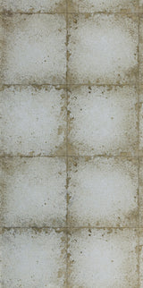 Zoffany Lustre Tile Silver Wallpaper