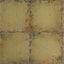 Zoffany Lustre Tile Gold Wallpaper