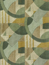 Zoffany Abstract 1928 Antique Olivine Wallpaper