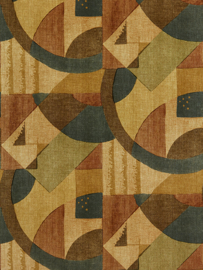 Zoffany Abstract 1928 Antique Copper Wallpaper