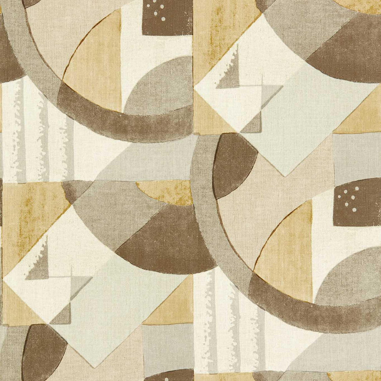 Zoffany Abstract 1928 Taupe Wallpaper