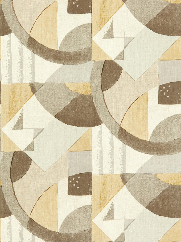 Zoffany Abstract 1928 Taupe Wallpaper