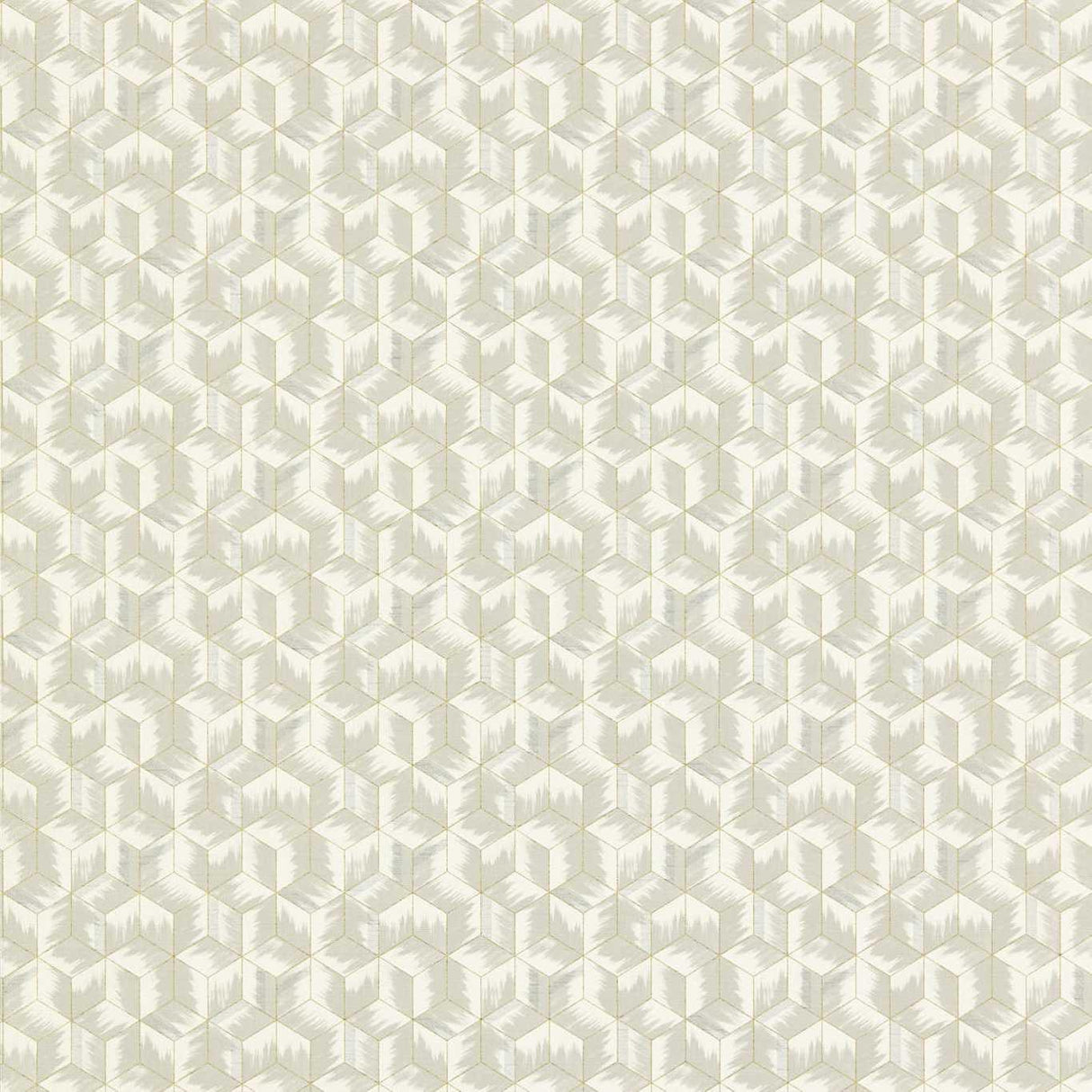 Zoffany Tumbling Blocks Empire Grey Wallpaper