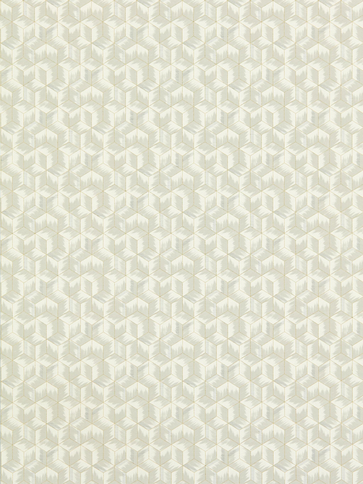 Zoffany Tumbling Blocks Empire Grey Wallpaper