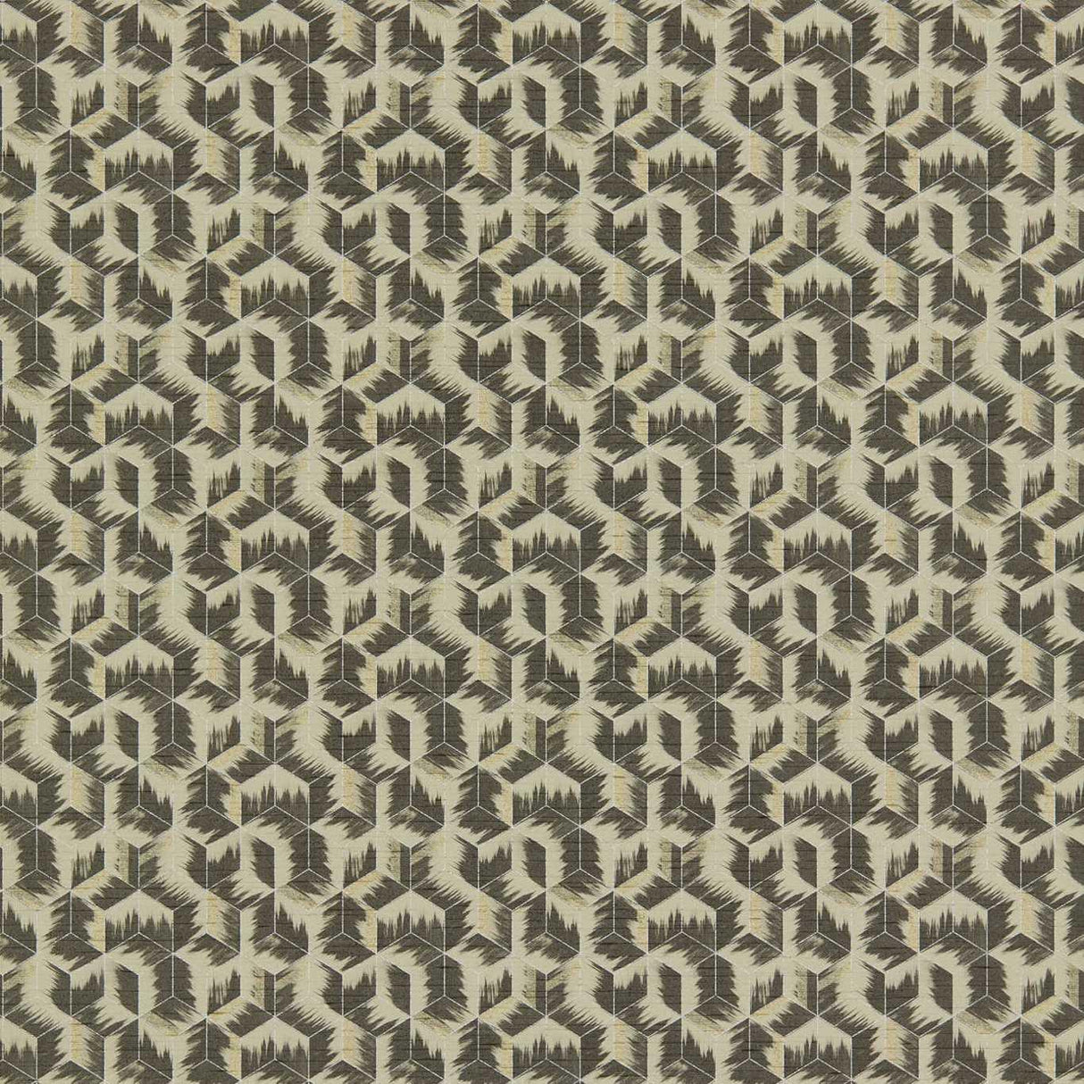 Zoffany Tumbling Blocks Stone Wallpaper