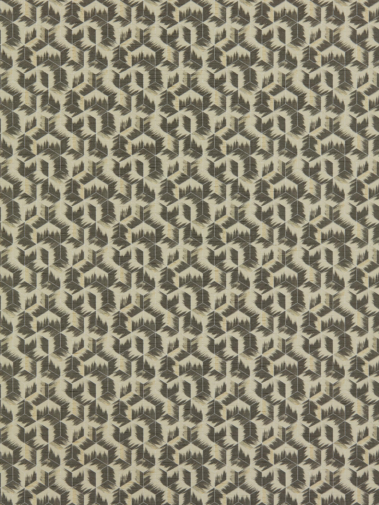 Zoffany Tumbling Blocks Stone Wallpaper