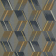 Zoffany Rhombi Anthracite Wallpaper