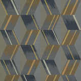 Zoffany Rhombi Anthracite Wallpaper