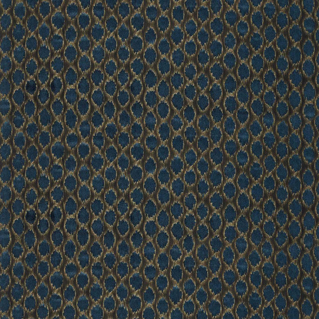 Zoffany Ikat Spot Ink Fabric