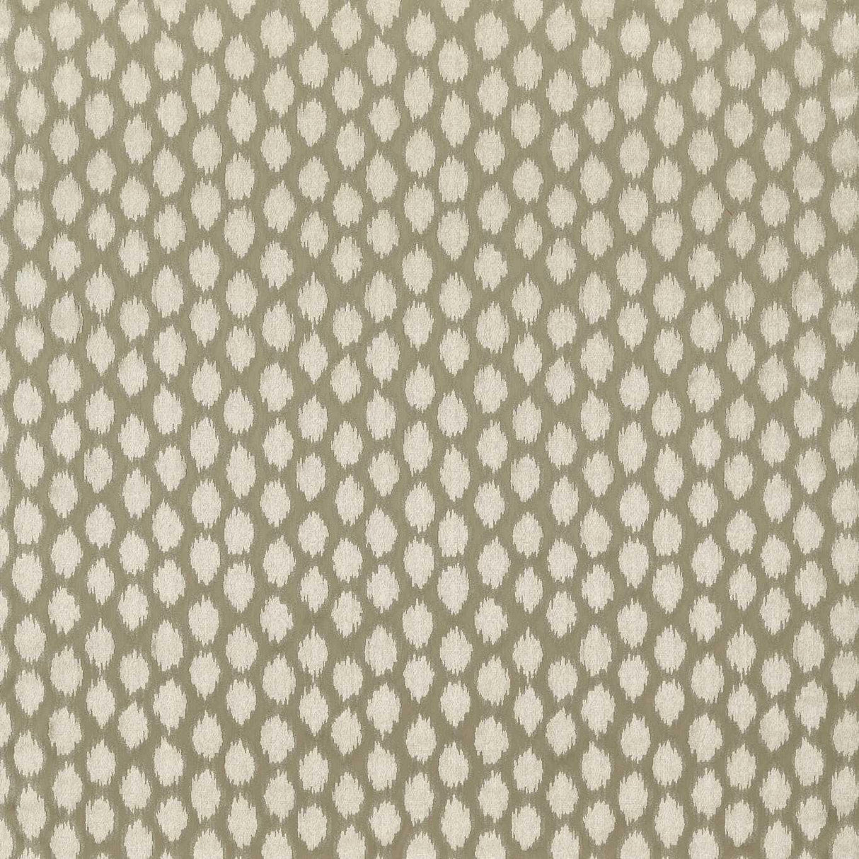 Zoffany Ikat Spot Stone Fabric