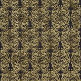 Zoffany Tespi Carbon/Old Gold Fabric