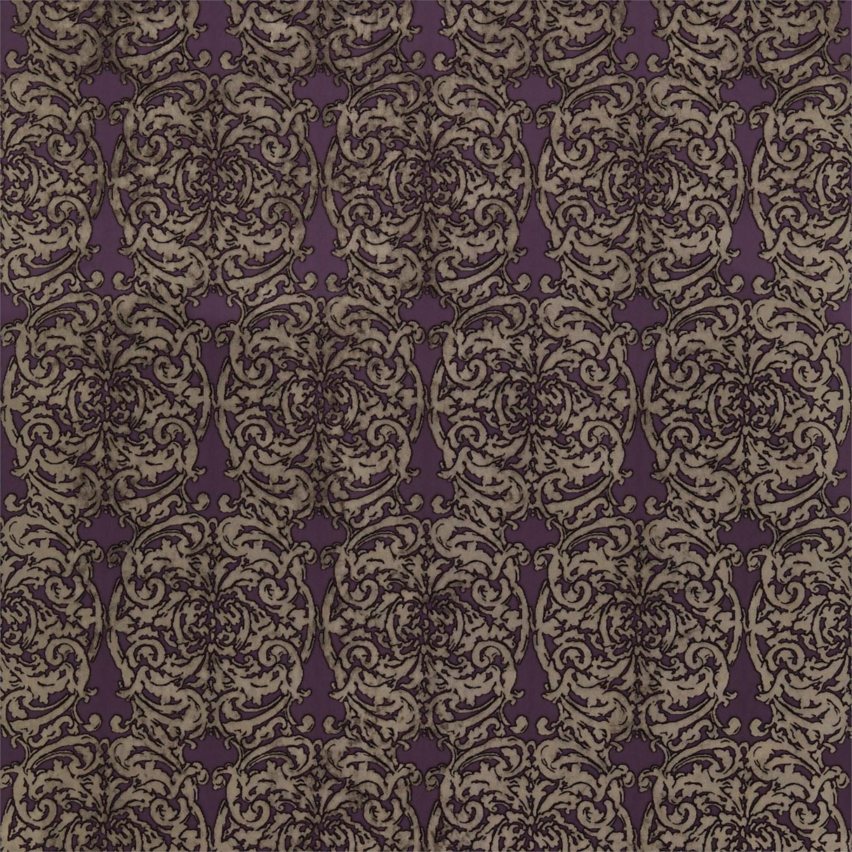 Zoffany Tespi Amethyst/Mole Fabric