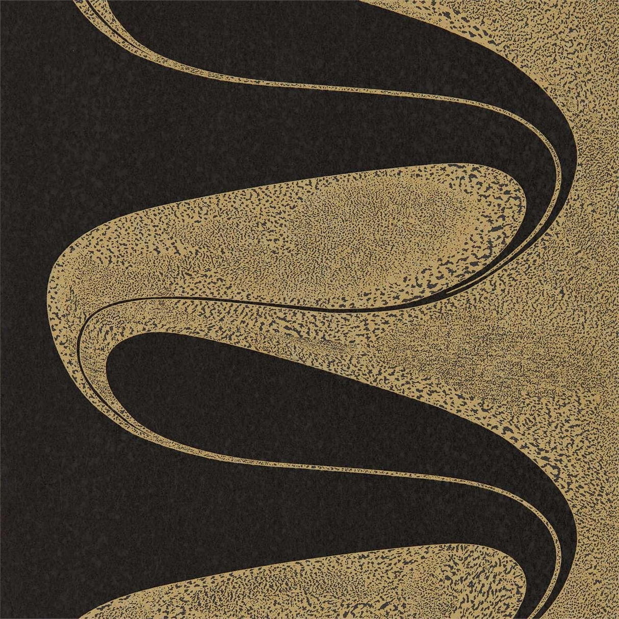 Zoffany DArcy Vine Black Wallpaper