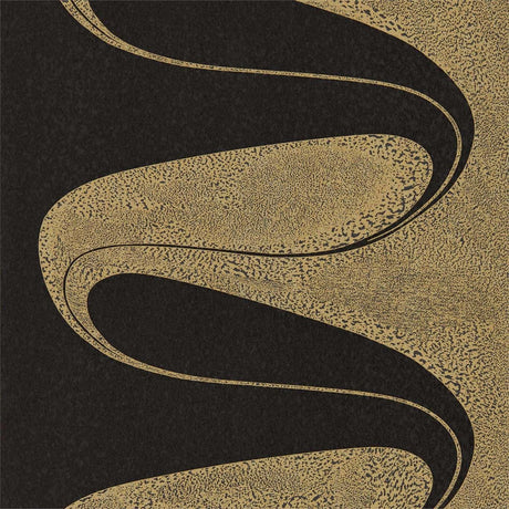 Zoffany DArcy Vine Black Wallpaper