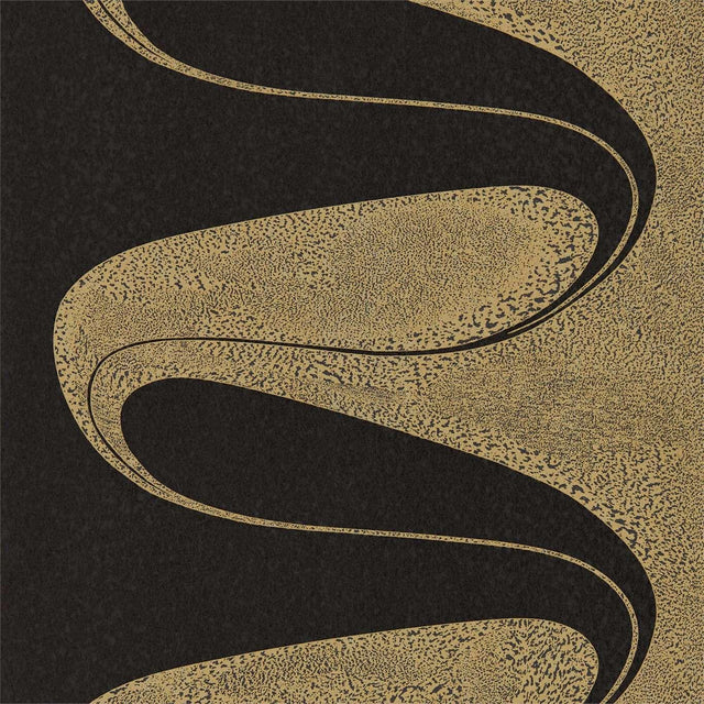 Zoffany DArcy Vine Black Wallpaper