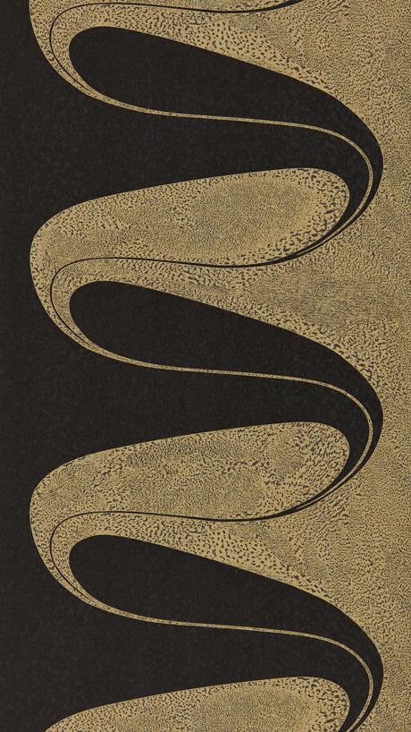 Zoffany DArcy Vine Black Wallpaper