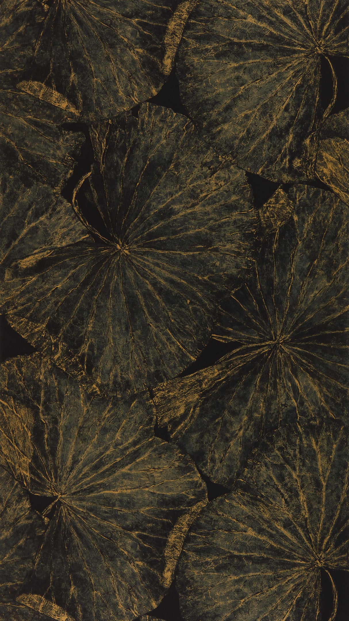 Zoffany Taisho Deco Vine Black Wallpaper