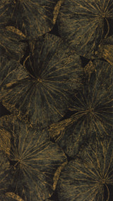 Zoffany Taisho Deco Vine Black Wallpaper