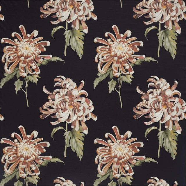 Zoffany Evelyn Koi/Vine Black Fabric