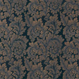Zoffany Acantha Silk Prussian Blue Fabric
