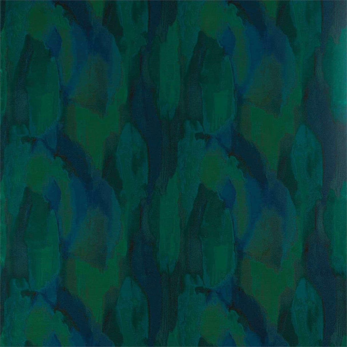 Zoffany Hepworth Blue Malachite Fabric