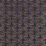 Zoffany Tespi Indigo/Taupe Fabric