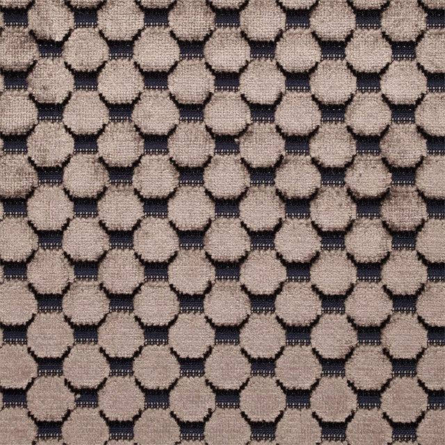 Zoffany Tespi Spot Indigo/Taupe Fabric