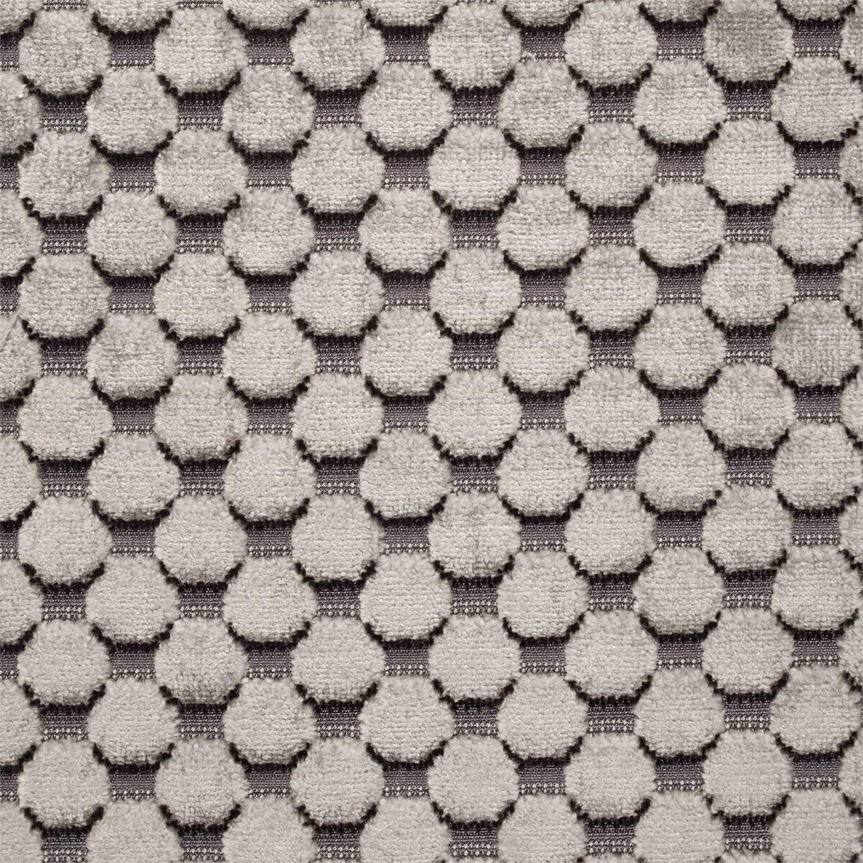 Zoffany Tespi Spot Pewter/Silver Fabric