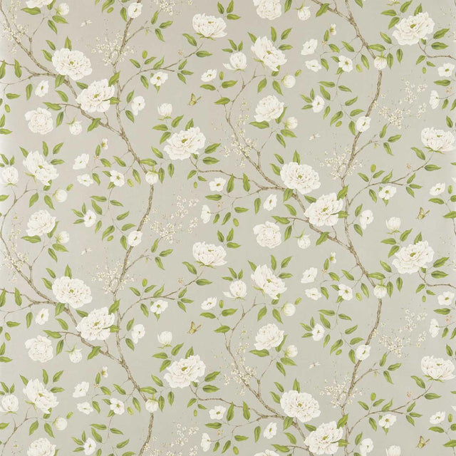 Zoffany Romey's Garden Silver Wallpaper