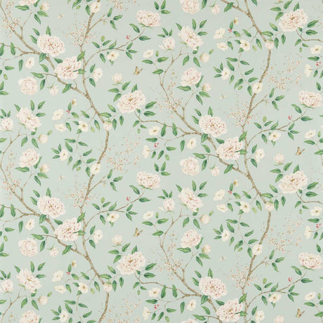 Zoffany Romey's Garden Sea Green Wallpaper