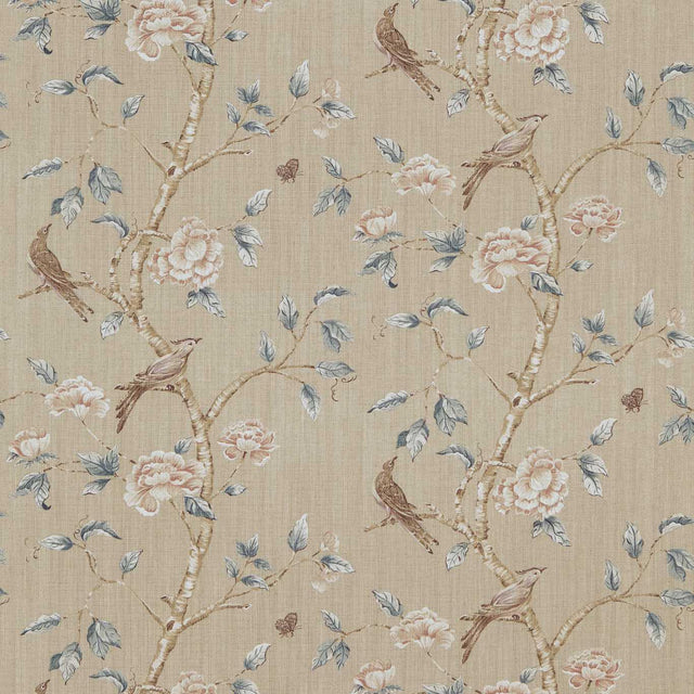 Zoffany Woodville White Clay Fabric