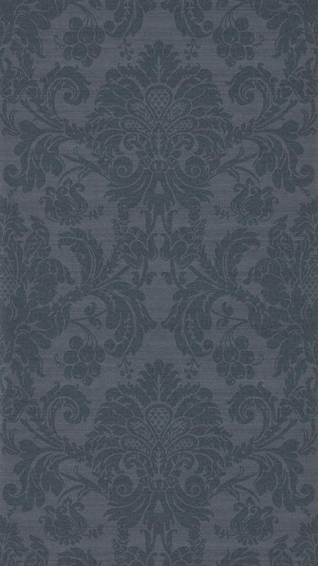 Zoffany Crivelli Como Blue Wallpaper