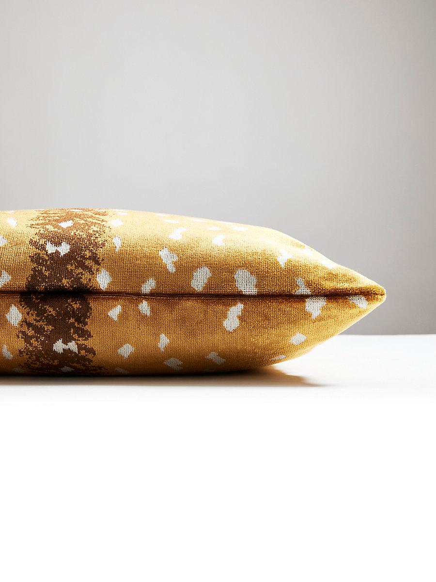 Scalamandre Antelope 22 X 22 - Tawny Decorative Pillow