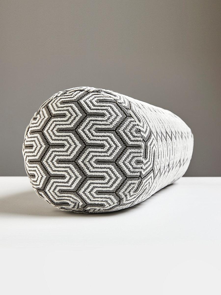 Scalamandre Undulation 21 X 7 - Graphite Decorative Pillow