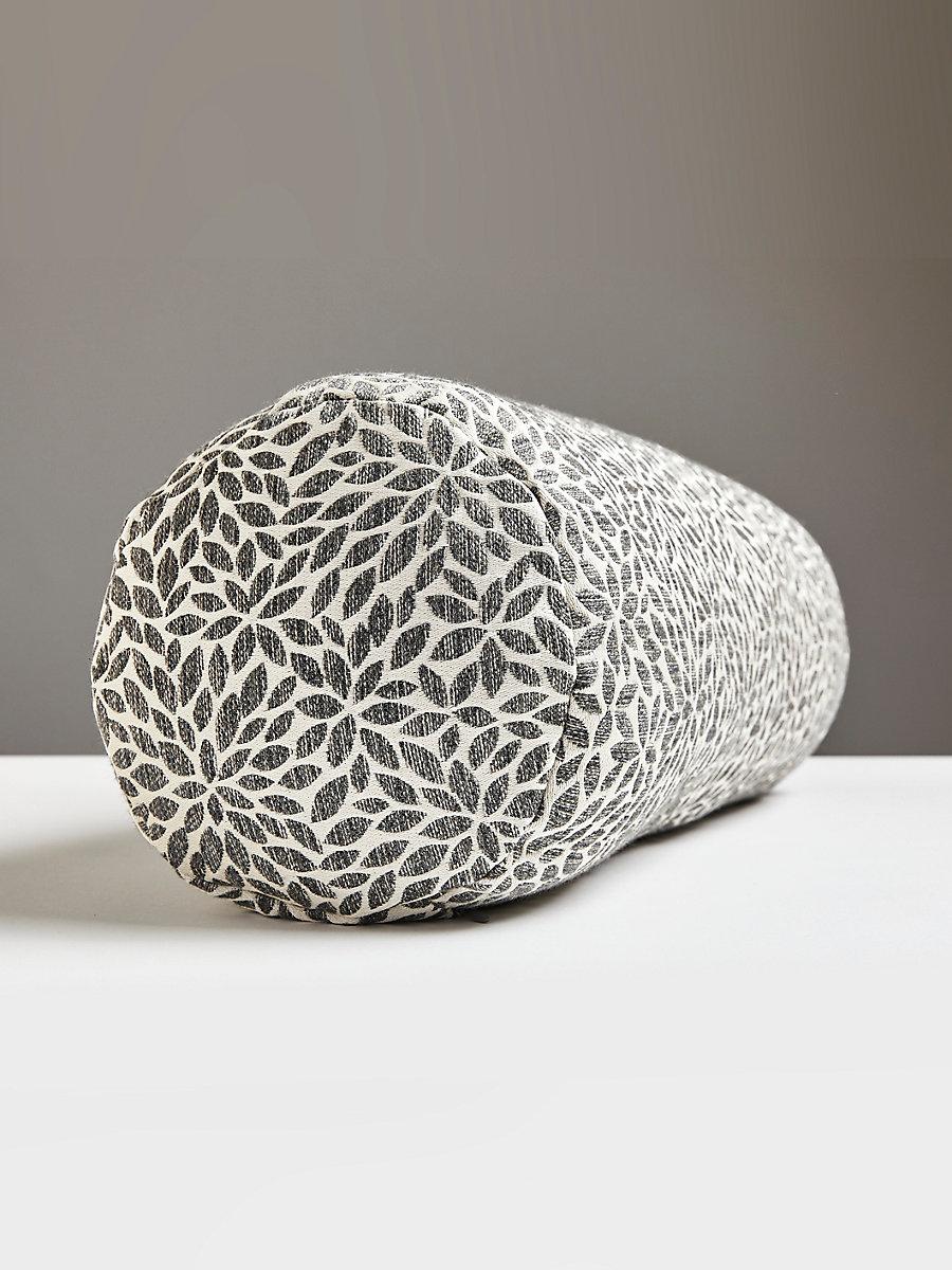 Scalamandre Risa Weave 21 X 7 - Charcoal Decorative Pillow