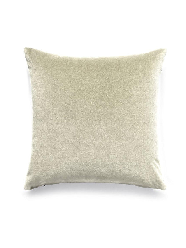 Scalamandre Indus 22 X 22 - Ivory Decorative Pillow