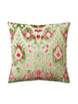 Scalamandre Tashkent Velvet 22 X 22 - Spring Green Decorative Pillow
