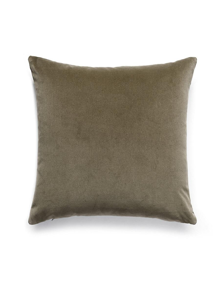 Scalamandre Indus 22 X 22 - Chestnut Decorative Pillow