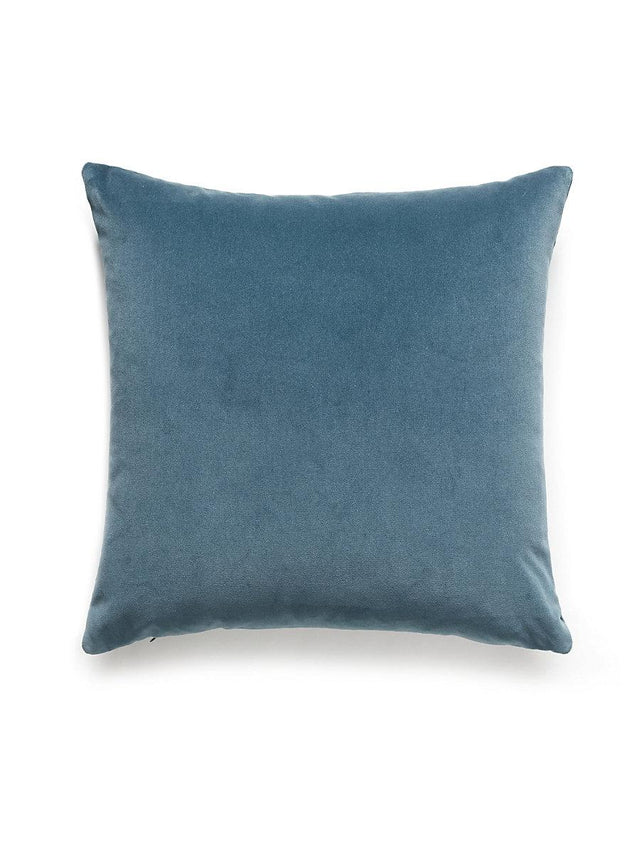 Scalamandre Indus 22 X 22 - Teal Decorative Pillow