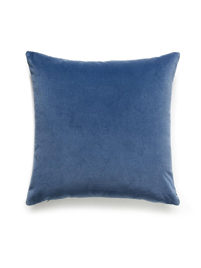Scalamandre Indus 22 X 22 - China Blue Decorative Pillow