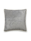 Scalamandre Pomfret Square - Carbon Pillow
